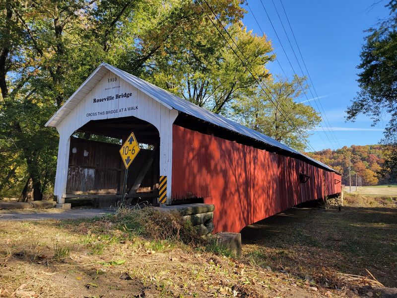 Roseville Covered Bridge, Rosedale, Indiana Roseville Covered Bridge, Rosedale, Indiana