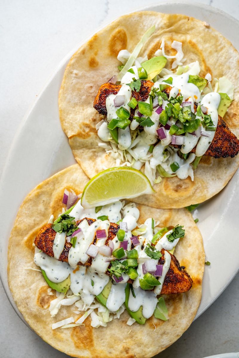 Salmon Tacos and Shrimp Tacos Worth the Trip