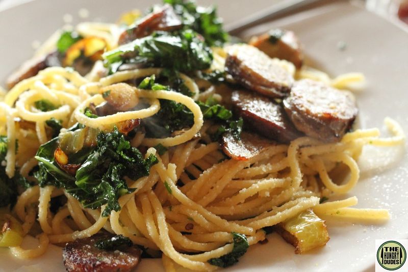 Sausage And Spinach Pasta