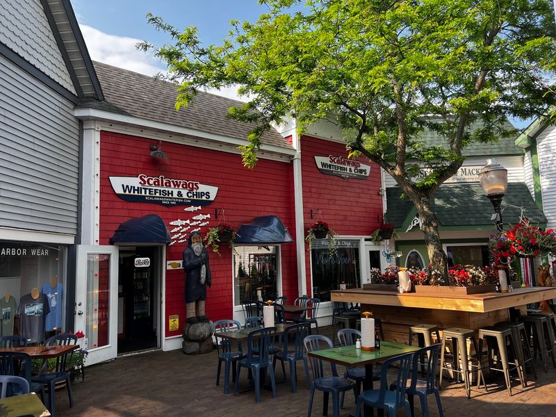 Scalawags Whitefish and Chips, Mackinaw City, Michigan