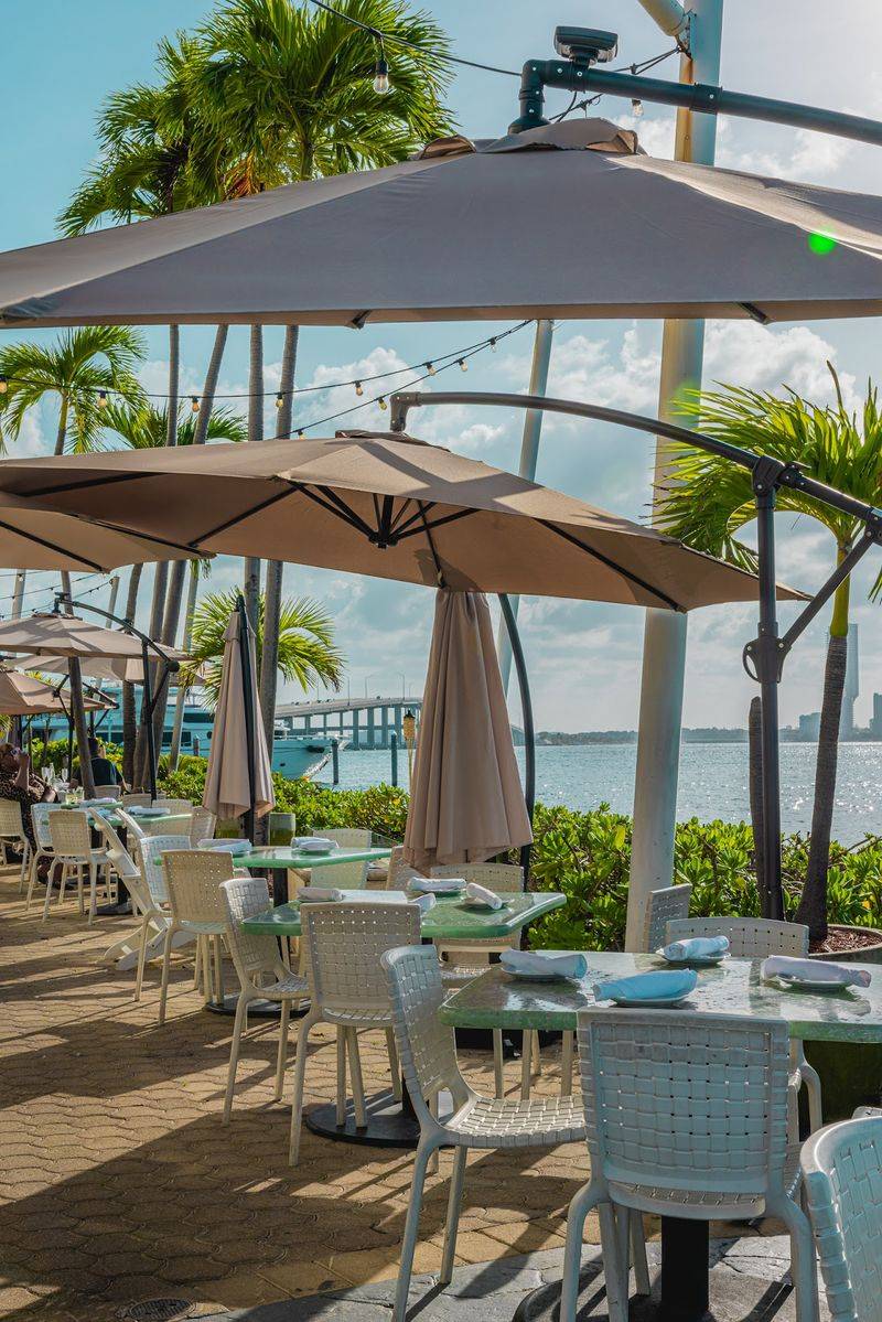 Seating On The Patio And By The Water