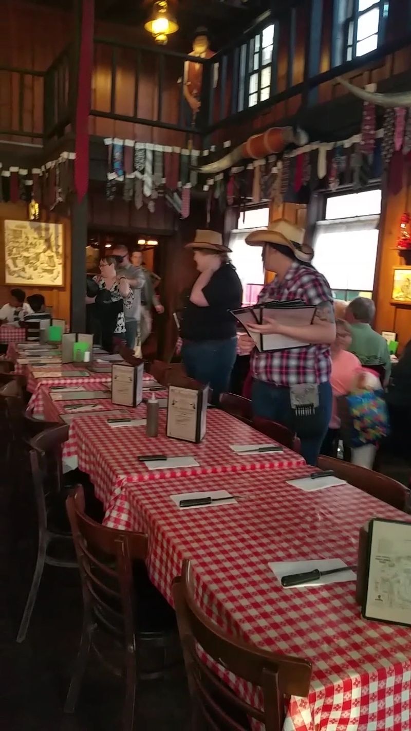 Servers Dressed The Part And Playing Along