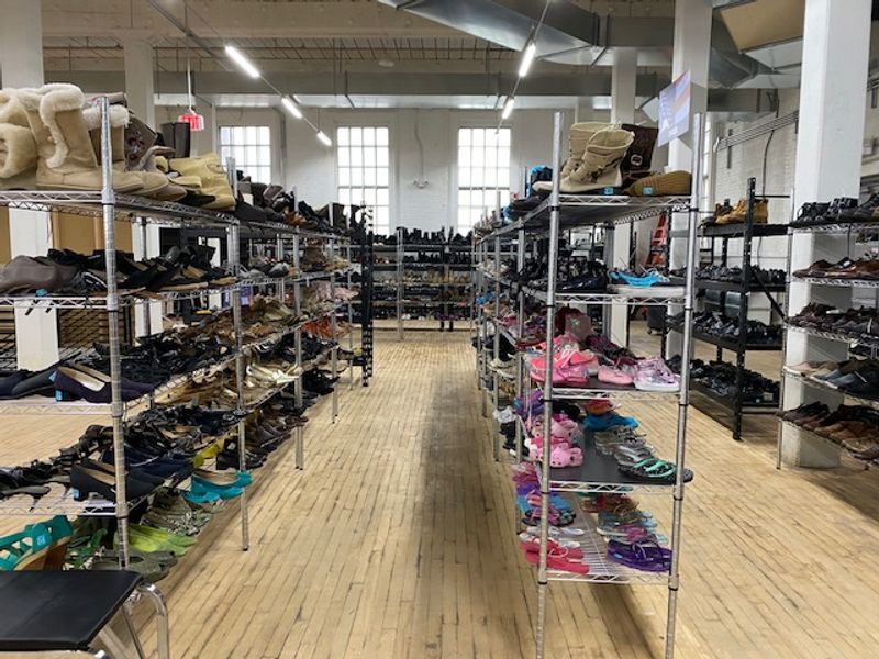 Shoe Section That Stands Out From the Crowd
