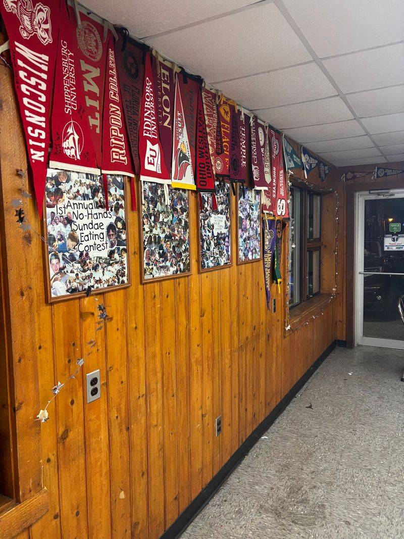 Signed College Flags And Local Character
