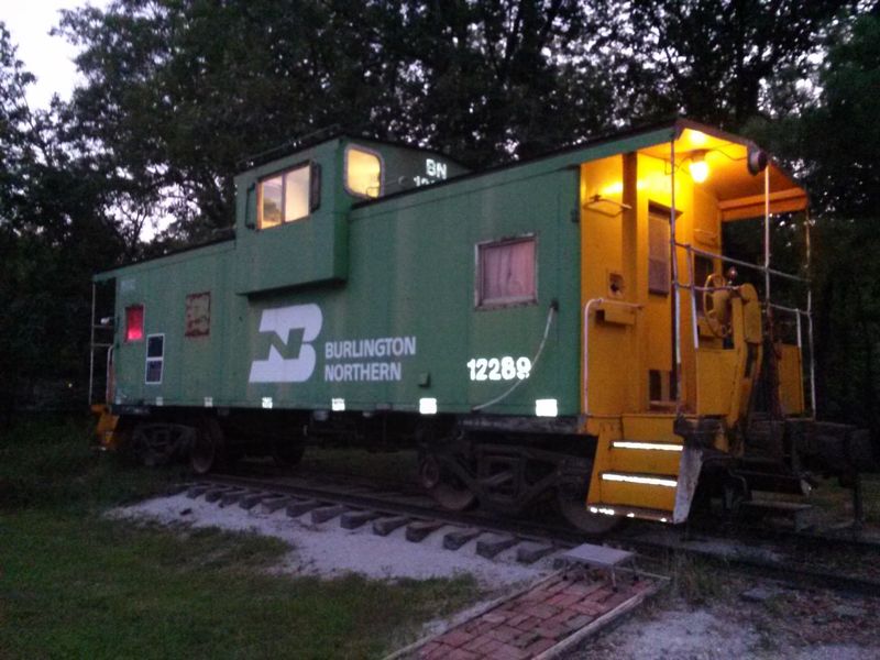 Sleeping Inside A Real Caboose Sleeping Inside A Real Caboose