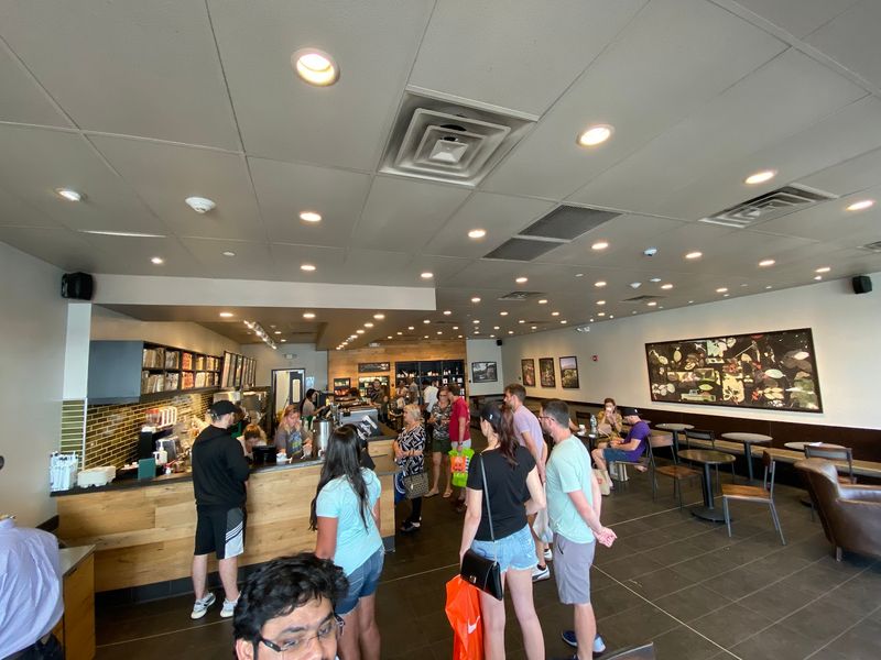Snacks, Coffee, And The Food Court Scene