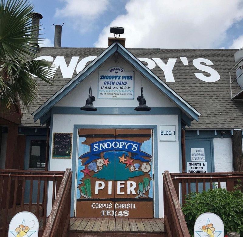 Snoopy's Pier, Corpus Christi, Texas
