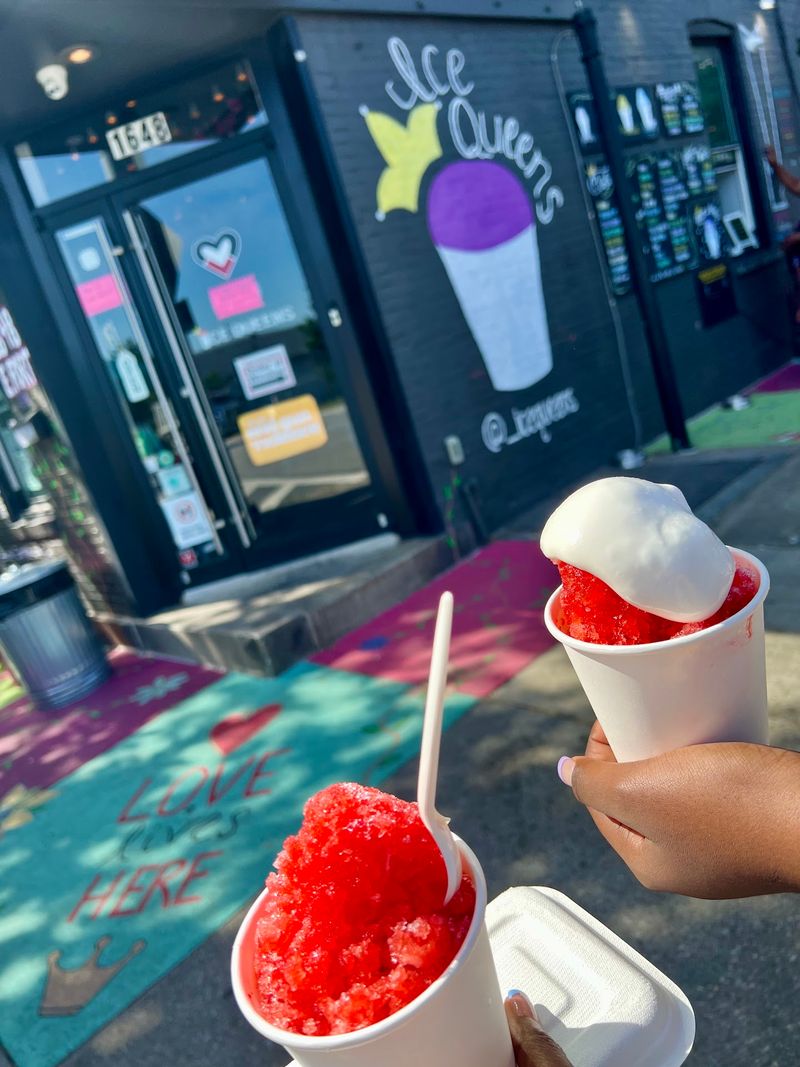 Snowballs in Federal Hill, Baltimore