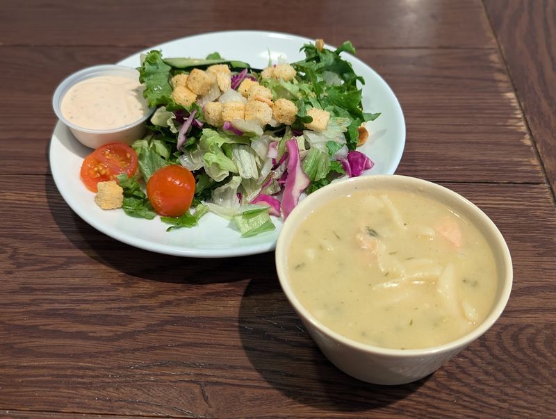 Soup, Salad, Biscuits and the Full Spread