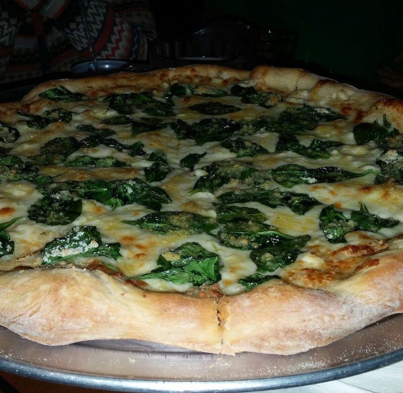 Spinach Feta Pizza