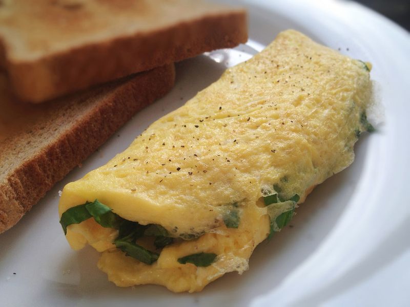 Spinach Omelet Spinach Omelet
