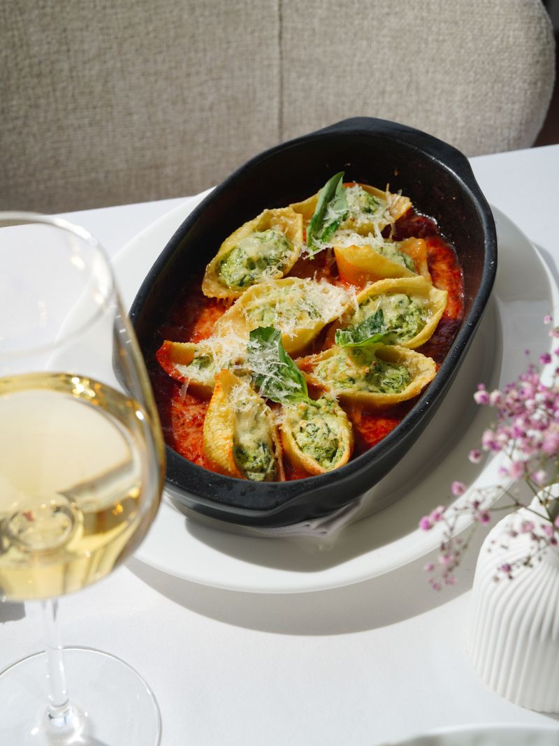 Spinach Ricotta Shells