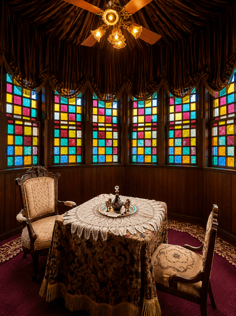 Stained Glass And Ornate Woodwork At Every Turn