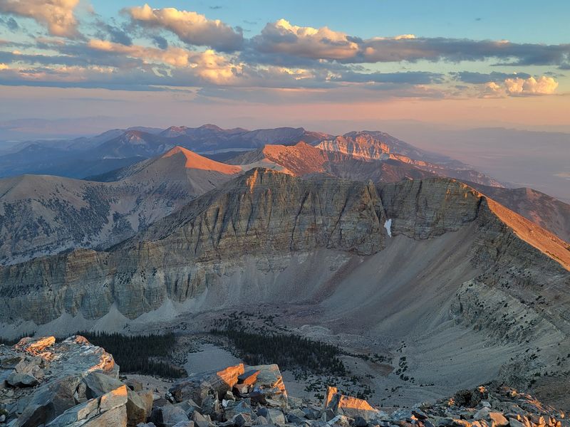 Standing Atop Nevada's Lofty Summit