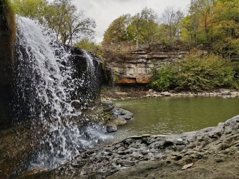 Standing Beneath the Falls