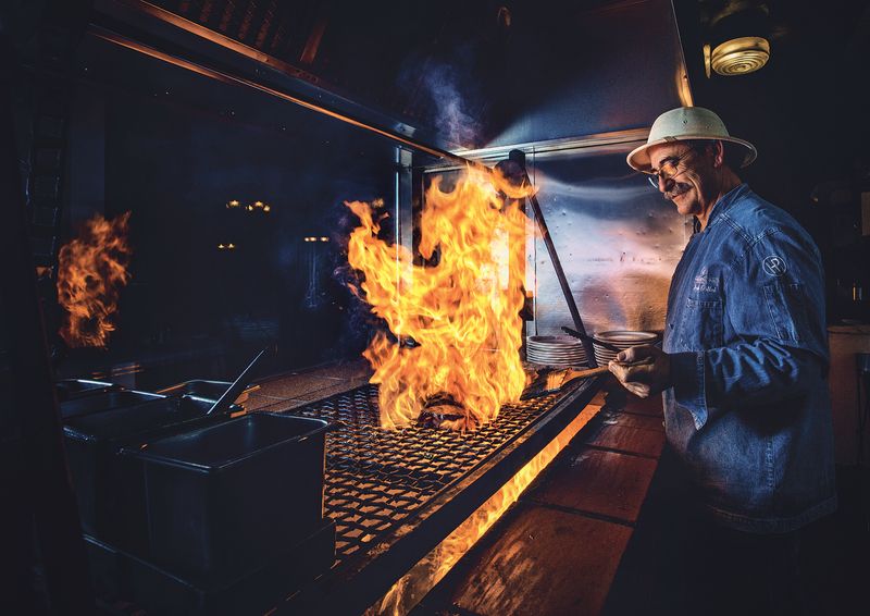Steaks Cooked Over Fire Steaks Cooked Over Fire