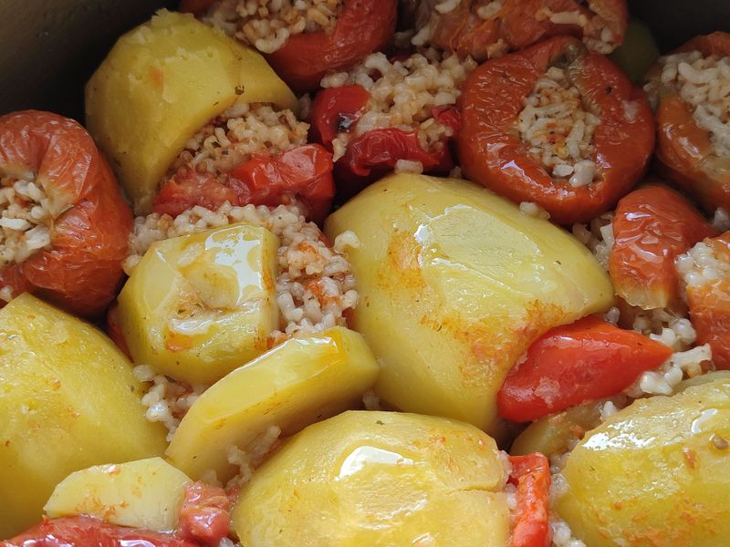 Stuffed Pepper Rice