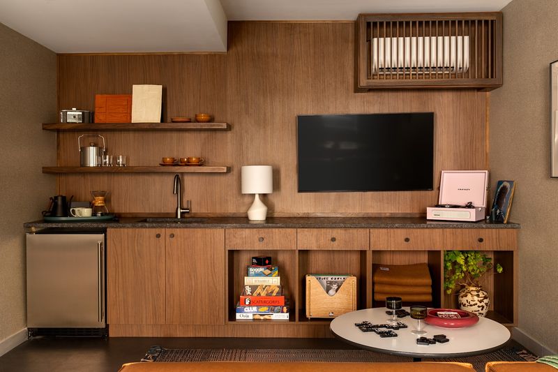 Suites With Turntables, Vinyl Records, and Wet Bars