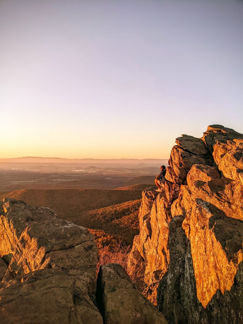 Sunrise and Sunset on the Rocks