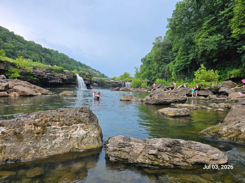 Swimming Holes and a Sandbar Beach