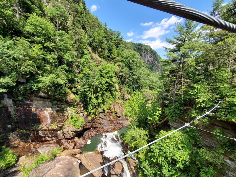 Tallulah Gorge Sliding Rock, Tallulah Falls, Georgia Tallulah Gorge Sliding Rock, Tallulah Falls, Georgia