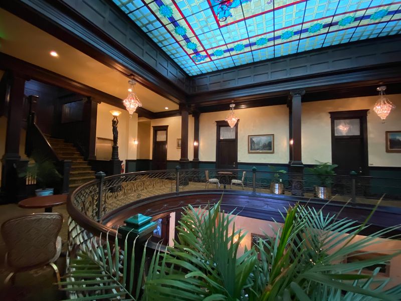 That Famous Stained-Glass Ceiling