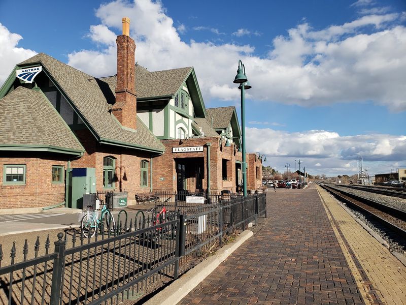The 1926 Train Station And Rolling Rails