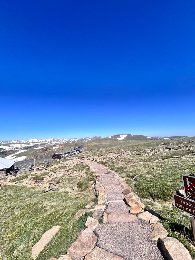 The Alpine Visitor Center at the Top of the World