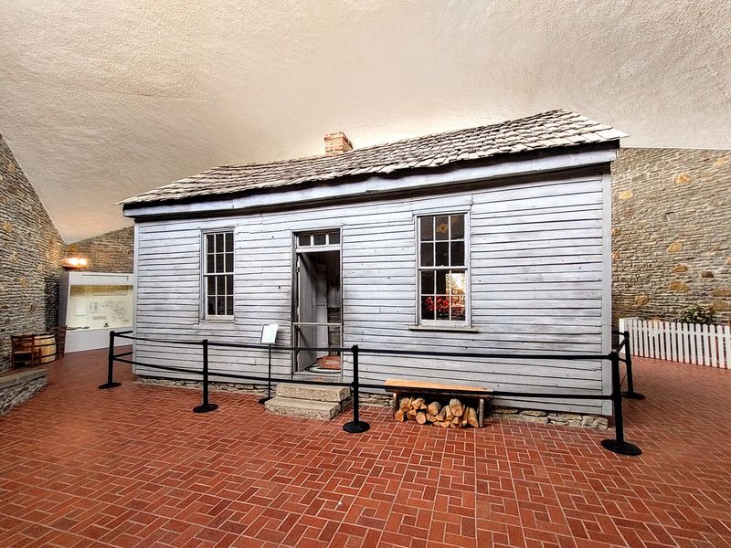 The Cabin Preserved Inside the Museum