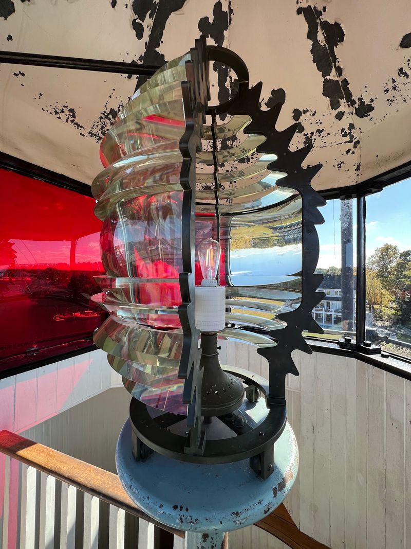 The Climb to the Fresnel Lens