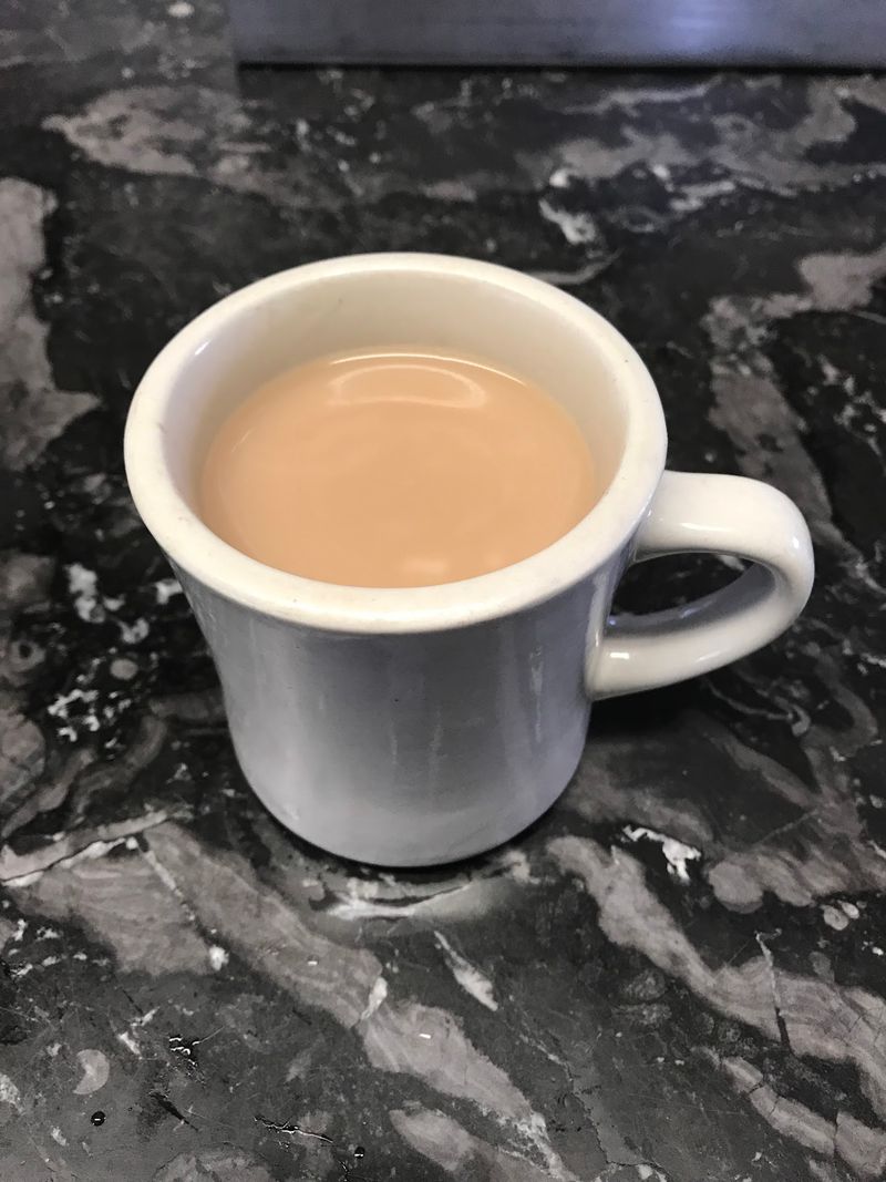 The Coffee Comes Poured Their Way