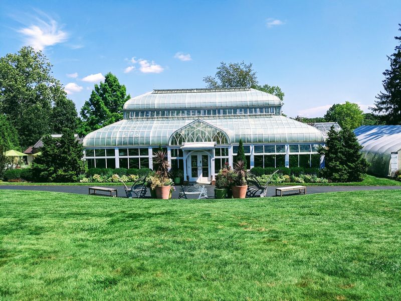 The Conservatory Filled with Lush Tropical Plants Year-Round
