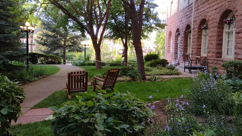 The Courtyard And Fire Pits