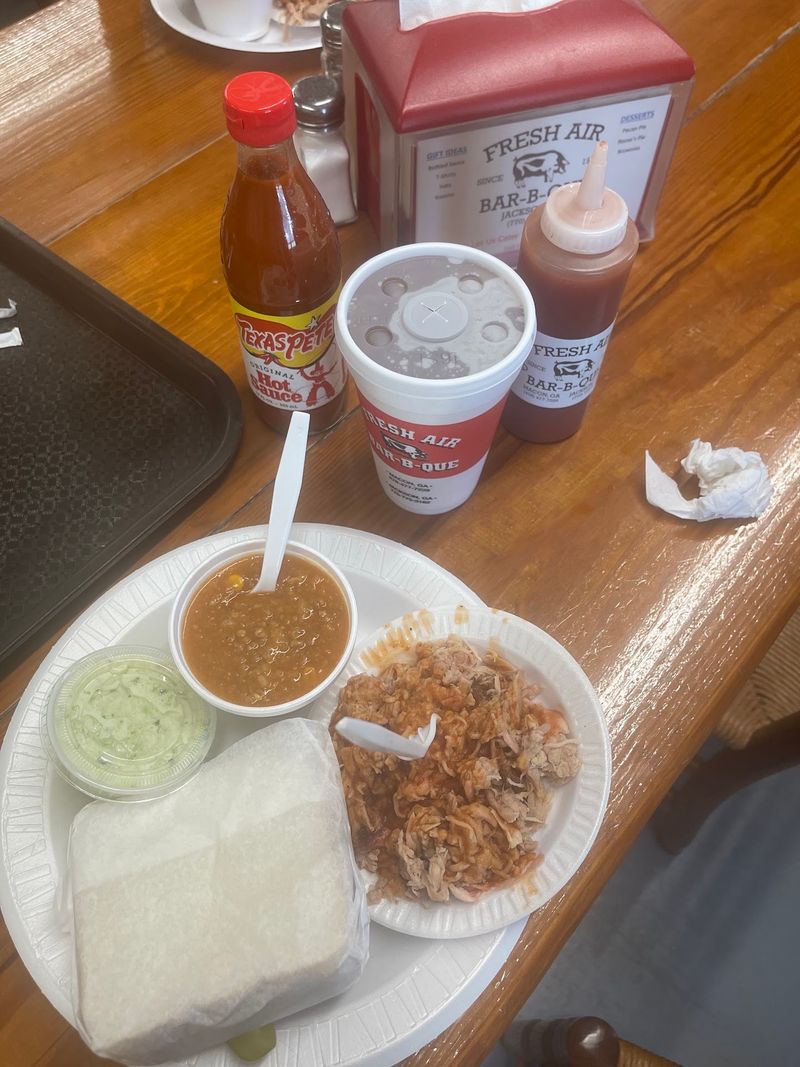 The Deluxe Plate and Classic BBQ Sandwich
