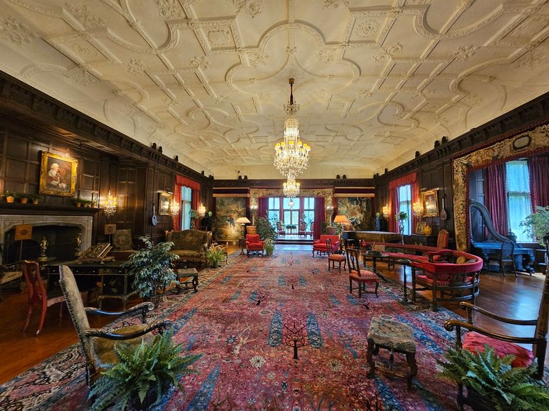 The Enchanting Great Hall with Its Soaring Ceilings and Organ