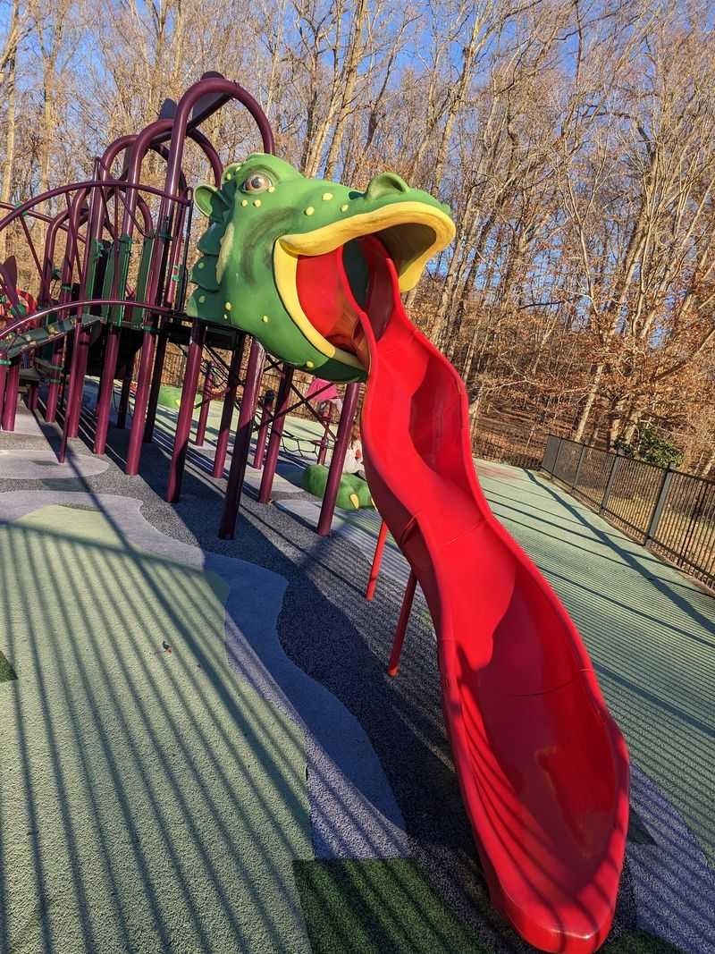 The Famous Dragon Mouth Slide Exit