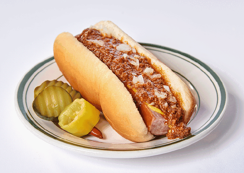 The Famous Split Sausage Hot Dog