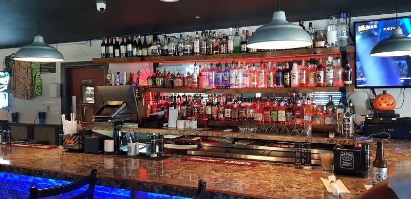 The Full Service Bar Out Back And Inside