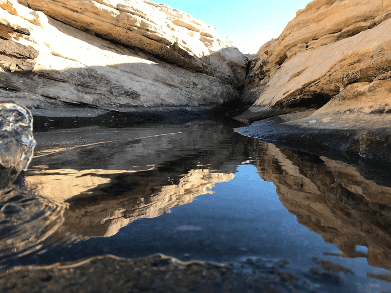 The Hidden Pool In The Rock
