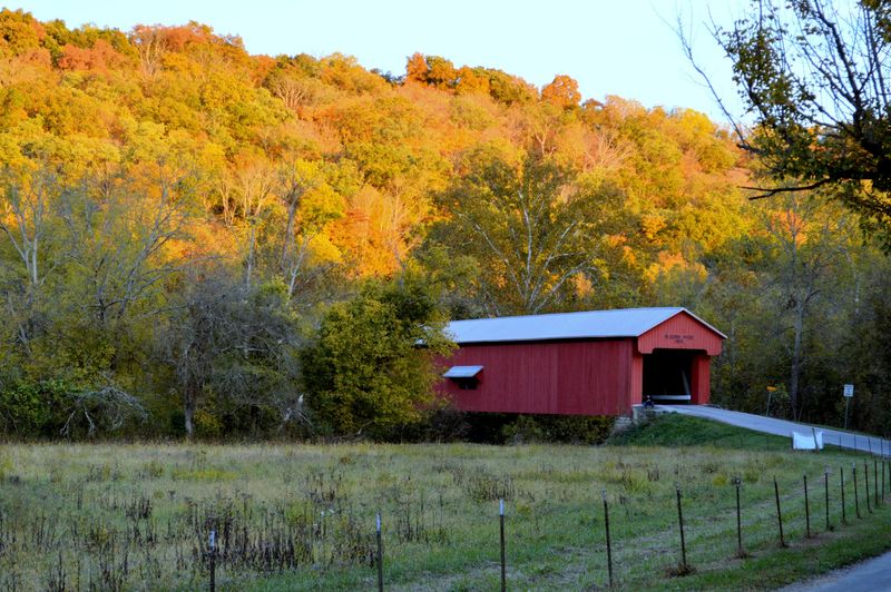 The Historic Covered Bridge Hidden Inside the Park