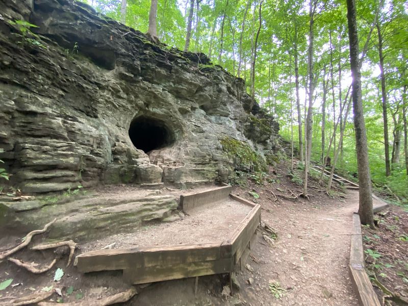The Little Cave Tucked Beside the Trail