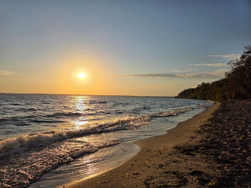 The Long Sandy Beach and Day Use Area