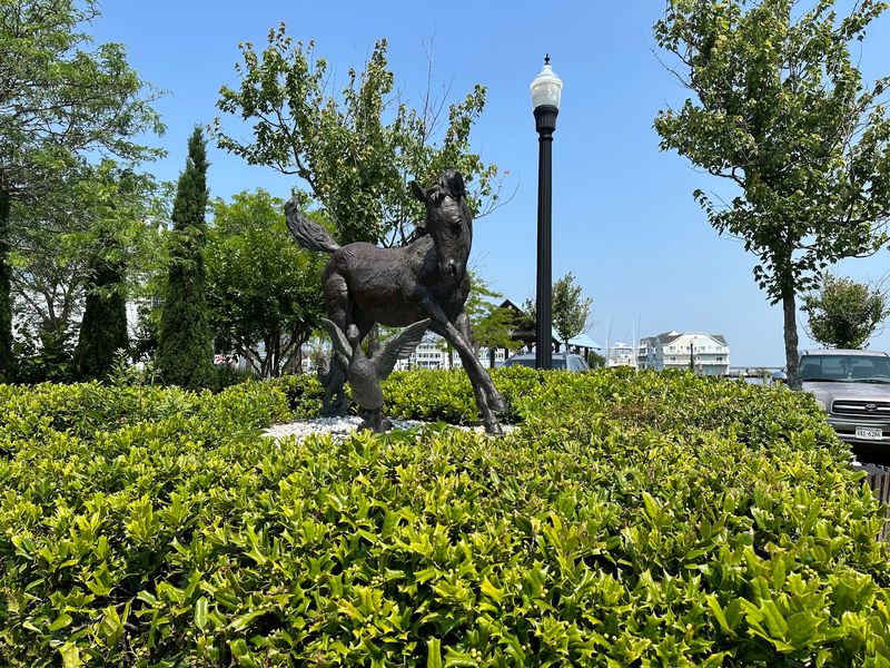 The Misty Pony Statue That Greets You