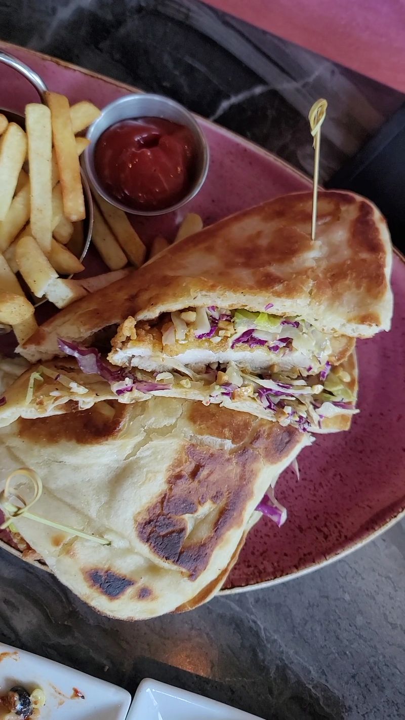 The Naanwich - A Texas-Sized Fried Chicken Sandwich The Naanwich - A Texas-Sized Fried Chicken Sandwich