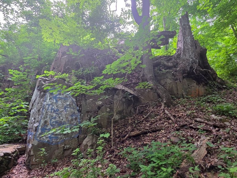 The Old Cemetery And Copper Mine