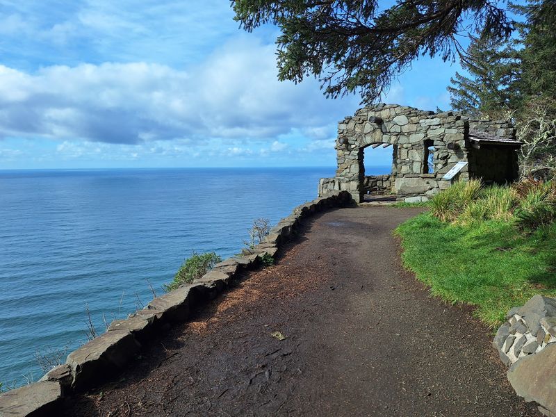 The Overlook That Crowns The Hill