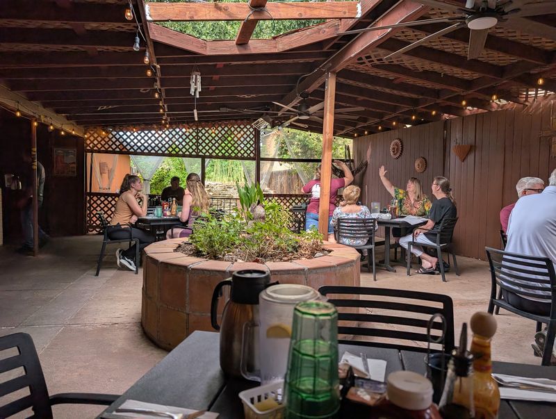 The Patio Beside Coffee Pot Rock