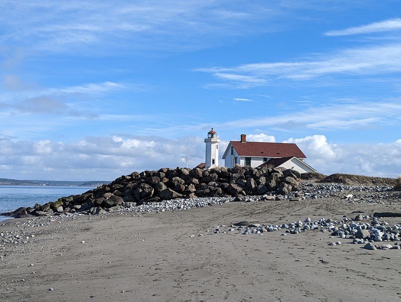 The Point Wilson Lighthouse and Its Big Water Views The Point Wilson Lighthouse and Its Big Water Views