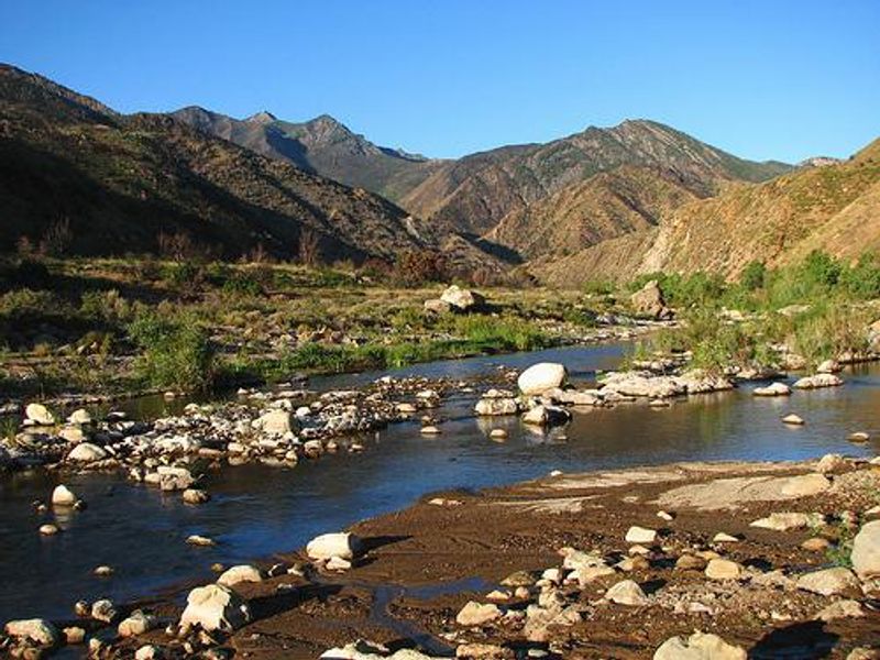 The River Running Through Camp