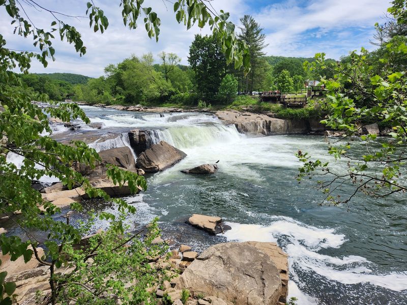 The Roaring Power of Ohiopyle Falls The Roaring Power of Ohiopyle Falls